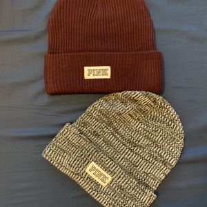 PINK Victoria’s Secret Logo Beanies